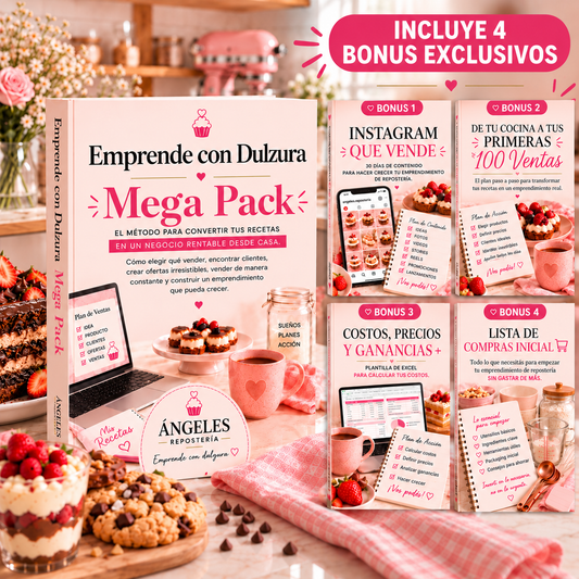 Mega Pack: Emprende con Dulzura