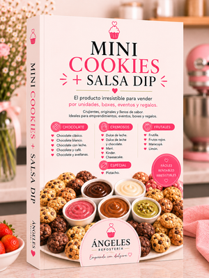 Mini Cookies + Salsas Dips